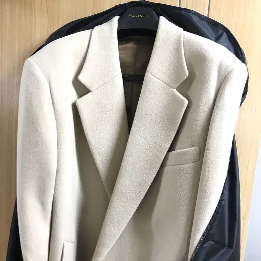 [BUNJANG] Volante SCP Cashmere Wool Coat (Beige) - Size 1 / 볼란테 scp캐시미어 울 코트 1사이즈