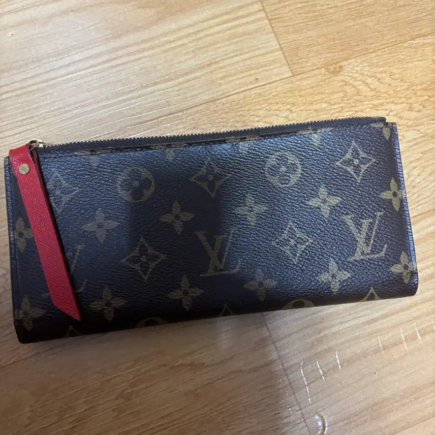 [BUNJANG] Louis Vuitton Monogram Long Wallet Red Point Full Package / 루이비통 모노그램 장지갑 레드포인트 풀박스