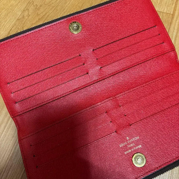 [BUNJANG] Louis Vuitton Monogram Long Wallet Red Point Full Package / 루이비통 모노그램 장지갑 레드포인트 풀박스