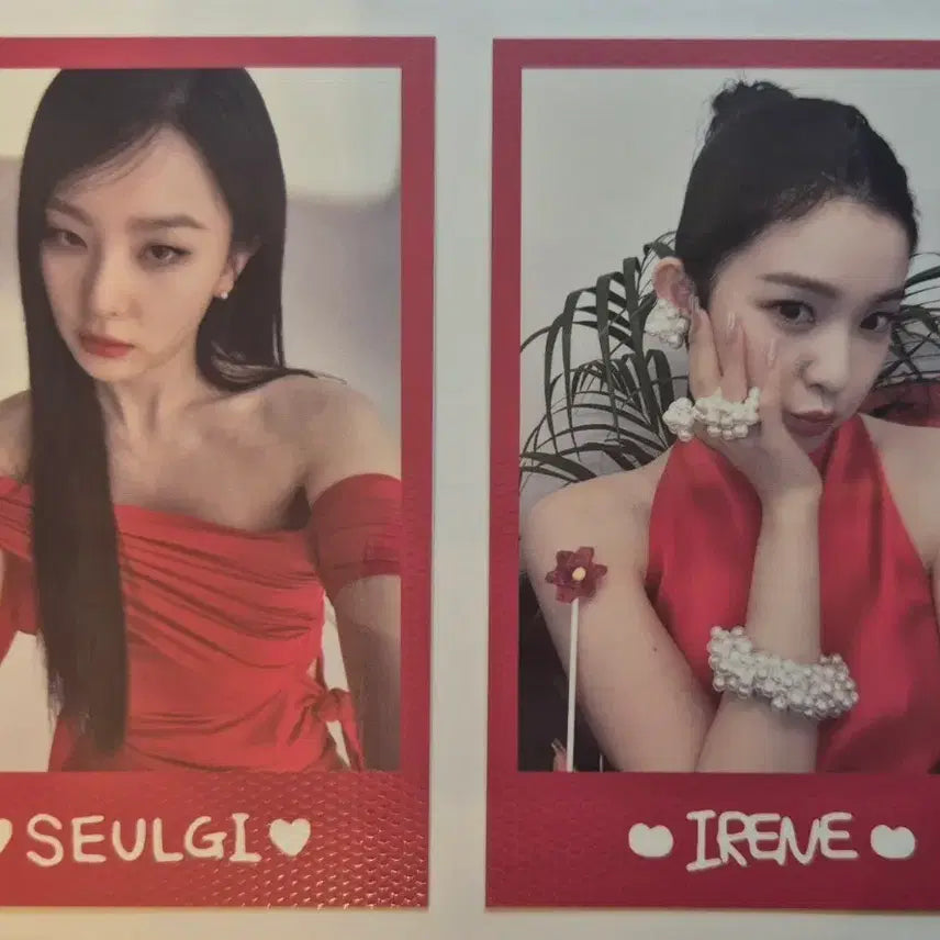 [BUNJANG] Red Velvet Irene Seulgi Concert Photocard Bundle Set / [일괄] 레드벨벳 아이린 슬기 콘서트 트레카 포카 양도