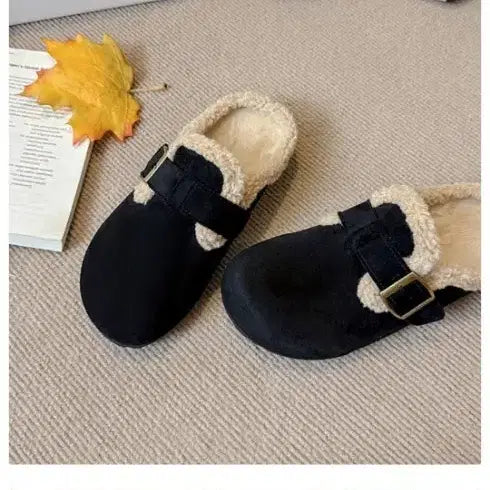 [BUNJANG] Slippers - Black/Brown/Camel - New / 뽀글이슬리퍼 버켄슬리퍼  블랙 브라운 카멜 새제품