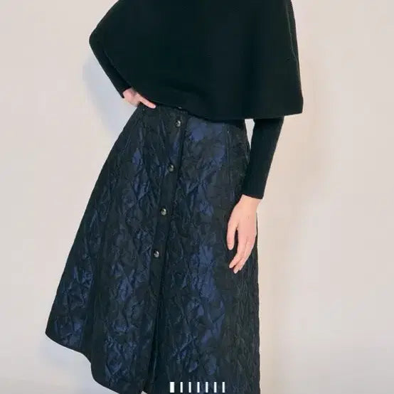 [BUNJANG] Time Mine Lanvin Cape / 오브제 울 모크넥 니트 케이프 한섬 타임 마인 랑방