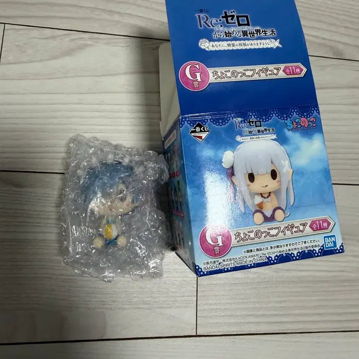 [BUNJANG] Re:Zero Rem Chokonokko Figure / (단순개봉)(희귀매물)리제로 제일복권 G상 렘 초코노코
