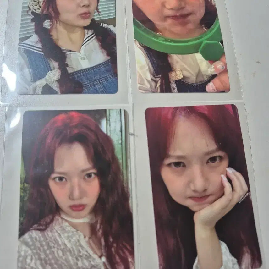 예린 더벤티 음료 프로모션 특전 포토카드 일괄