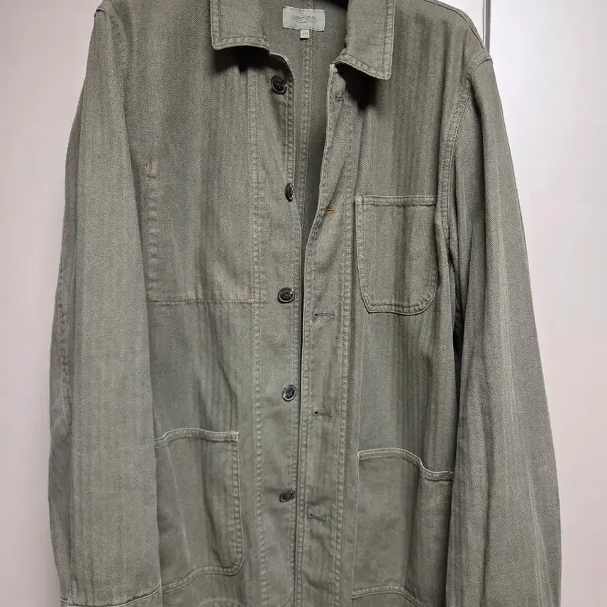 [BUNJANG] Series Military Herringbone Jacket / 시리즈 밀리터리 헤링본 자켓