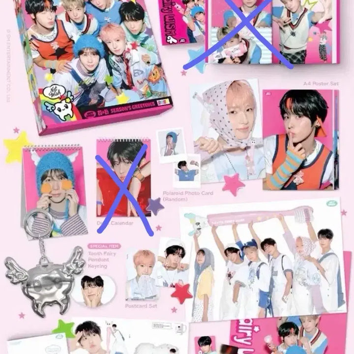 [SOLD OUT] 엔시티 위시 2026 시그 캘린더, 다이어리 제외 풀 셋 양도