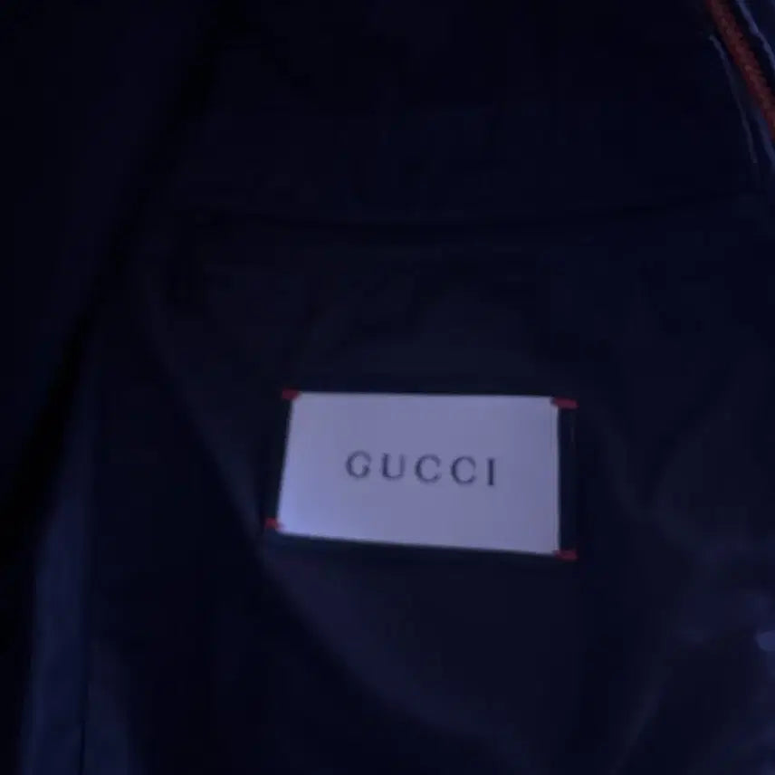 [BUNJANG] Gucci Nylon Jacquard Jumper / 구찌 나일론 다카드 점퍼 (명동 롯데 구입) 48사이즈