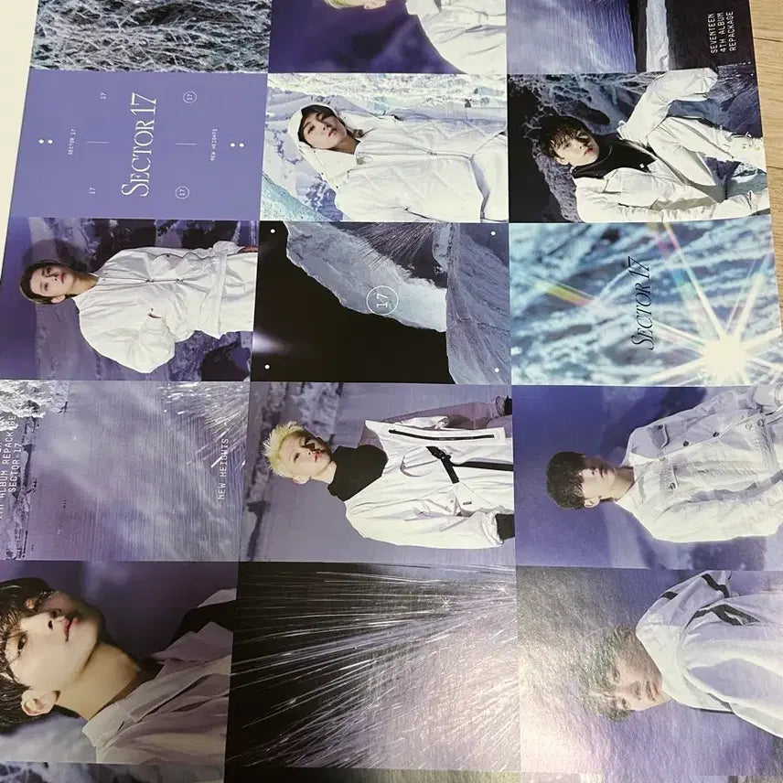 [BUNJANG] Seventeen Sector 17 Poster / 세븐틴 sector 17 리패키지 앨범 포스터(2장)