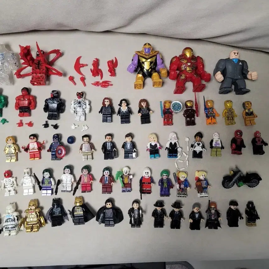 [BUNJANG] Lego Marvel/DC Compatible Minifigure Set / 레고 마블/DC 호환 미니피규어 대량 세트