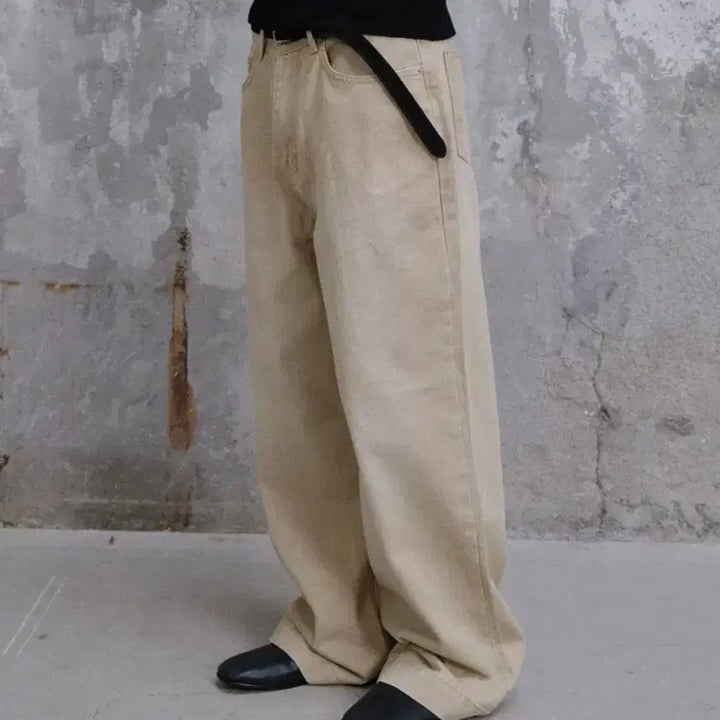 [BUNJANG] Dive in Wide Flare 0 Size Pants / 다이브인 와이드플레어 0size