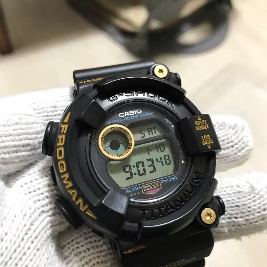 [BUNJANG] G-Shock Frogman DW-8200B-9A Watch / dw-8200b-9a(프로그맨 흑금원판)미사용신품완품, 쥐샥, 지샥