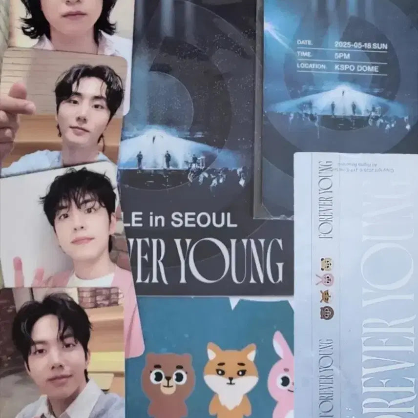 데이식스 포에버영 앙콘 찐막 입장키트 세트 포카 가사지 폰스트랩 부산