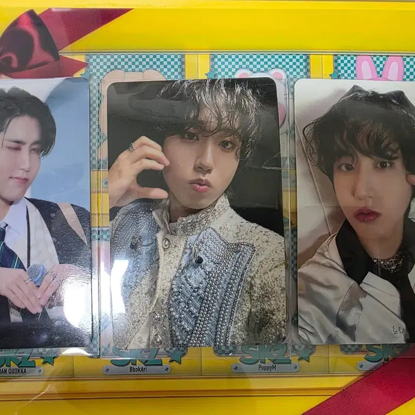 스키즈 한 한지성 토이월드 블루레이 포카 3장 일괄