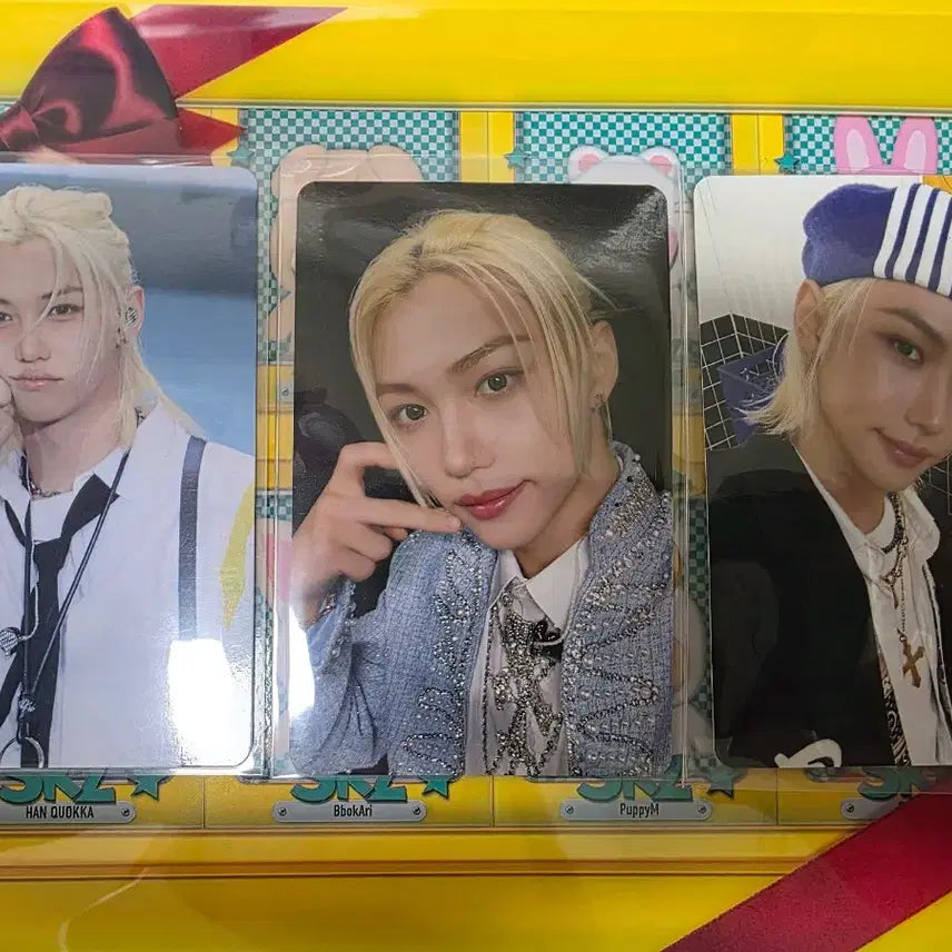 스키즈 필릭스 토이월드 블루레이 포카 3장 일괄