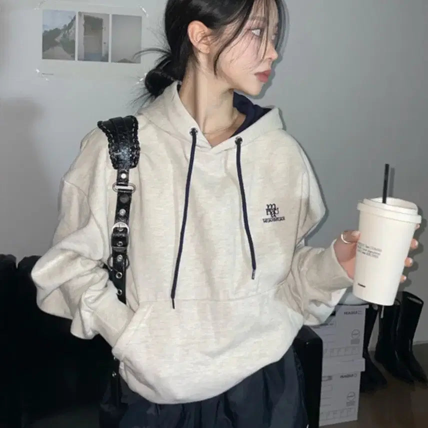 [BUNJANG] Oatmeal Hoodie / 오트밀  후드