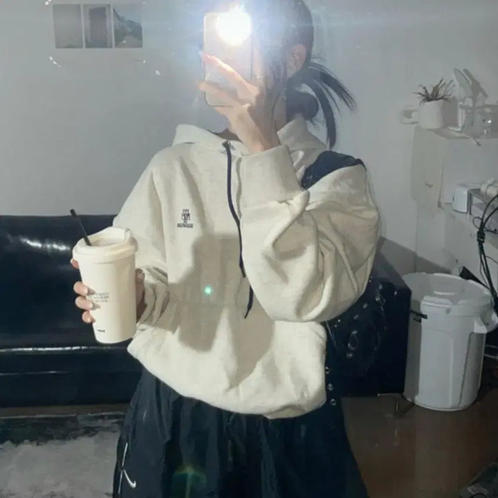 [BUNJANG] Oatmeal Hoodie / 오트밀  후드