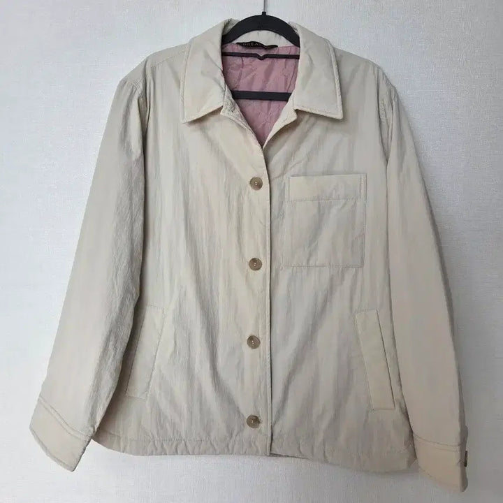 [BUNJANG] Briel Quilted Jacket - Light Beige / 브리엘 퀄팅 셔킷77.88