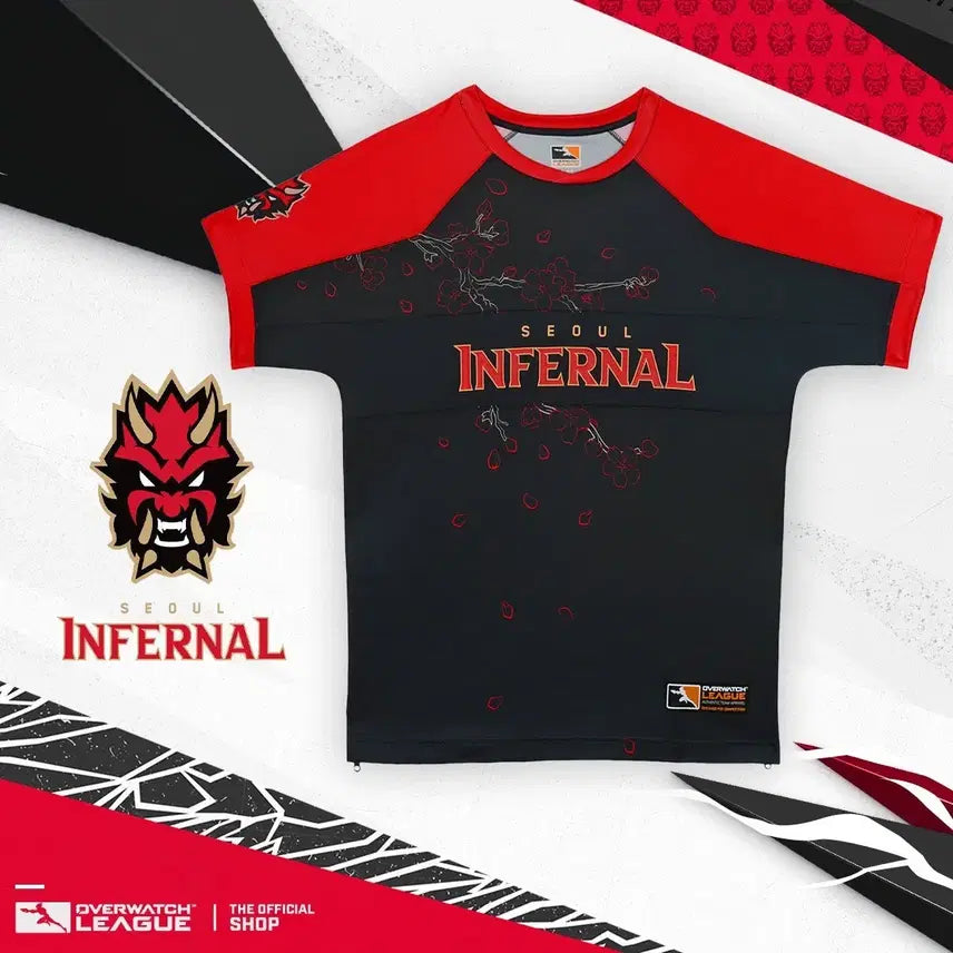 [BUNJANG] Seoul Infernal T1 Jersey / 오버워치 리그 서울 인페르날 T1 유니폼