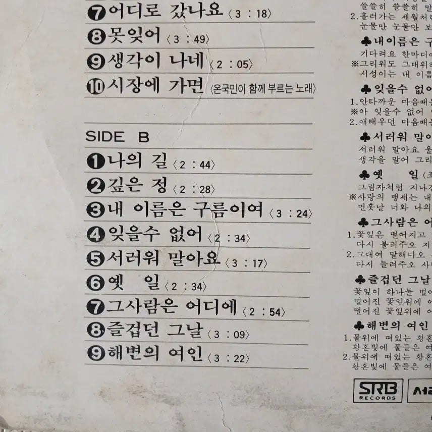 [BUNJANG] Cho Yong-pil Greatest Hits LP / Lp중고 조용필의 세계 Greatest Hits 음반 판매합니다.