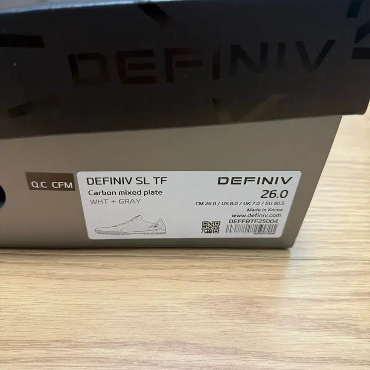 [BUNJANG] Definitive TF 260mm Soccer Cleats / 데피니브 sl tf 260 mm 판매
