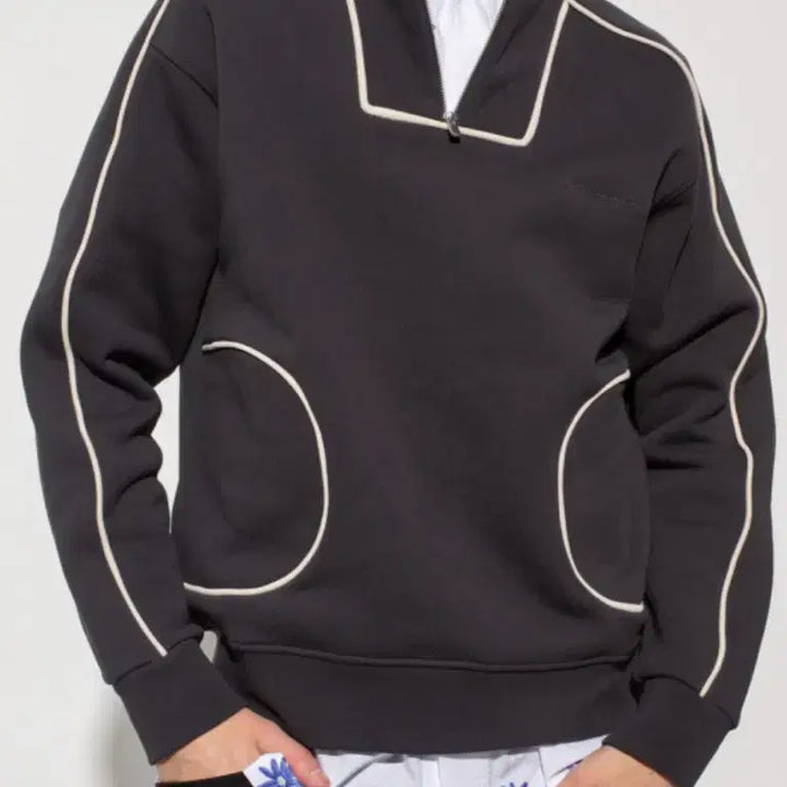 [BUNJANG] Jacquemus Half-Zip Sweatshirt XL / 자크뮈스 하프집업 맨투맨 XL