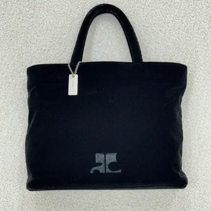 [BUNJANG] Courrèges Velvet Tote Bag / 꾸레쥬 벨벳 토트백