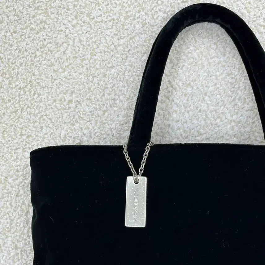 [BUNJANG] Courrèges Velvet Tote Bag / 꾸레쥬 벨벳 토트백