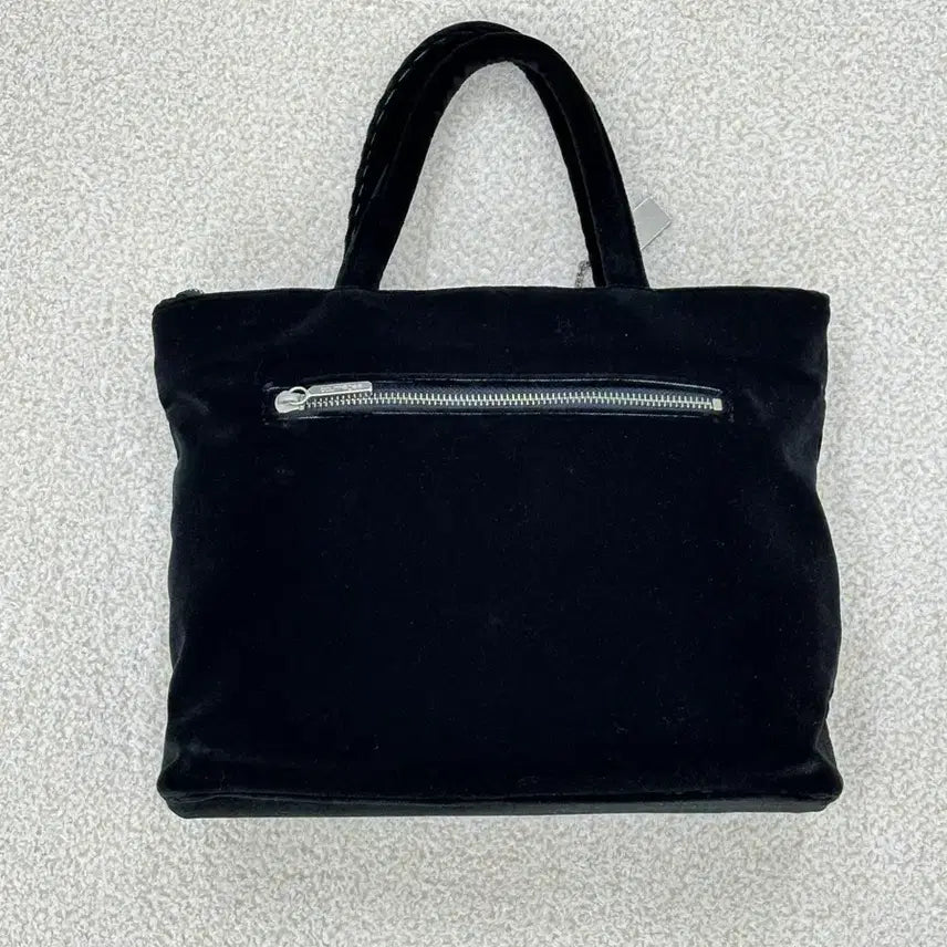 [BUNJANG] Courrèges Velvet Tote Bag / 꾸레쥬 벨벳 토트백