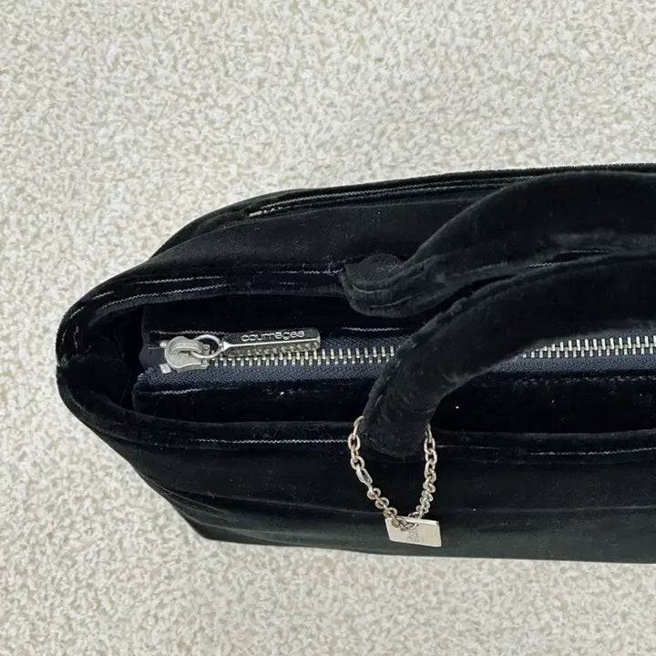 [BUNJANG] Courrèges Velvet Tote Bag / 꾸레쥬 벨벳 토트백