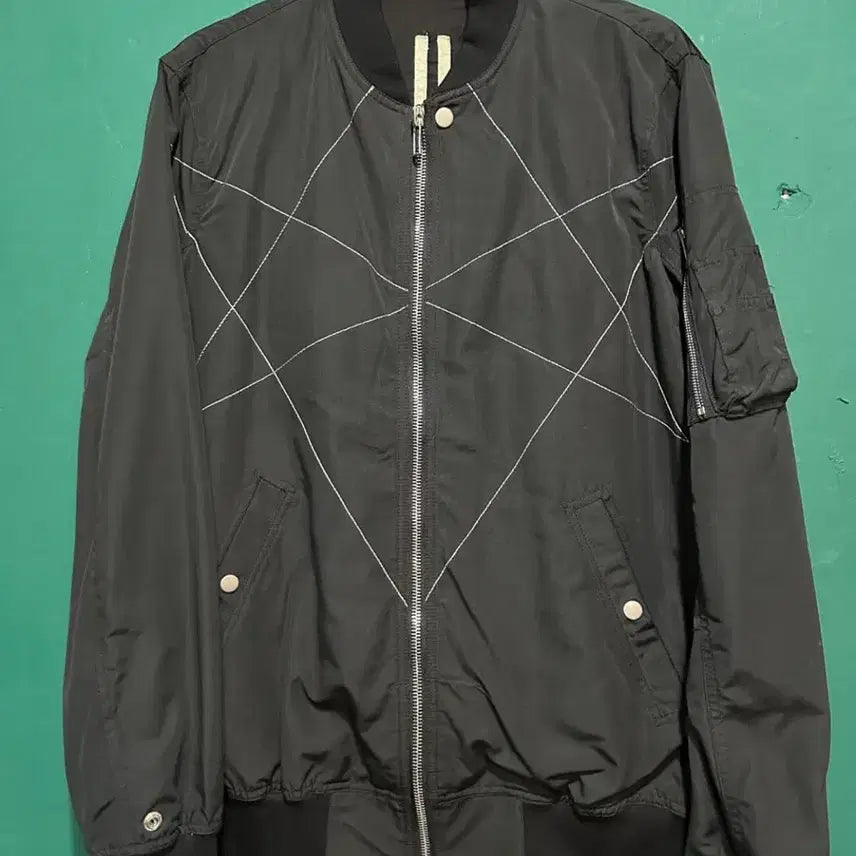 [BUNJANG] Rick Owens DRKSHDW Hexagram Bomber Jacket / 릭오웬스 다크쉐도우 헥사그램 봄버