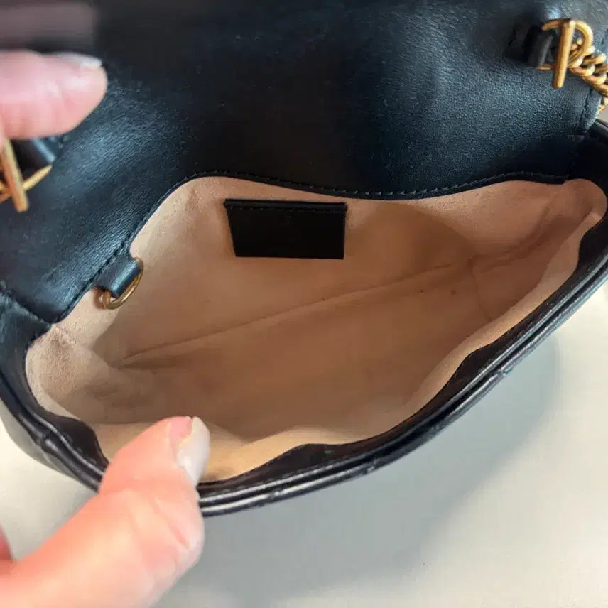 [BUNJANG] Gucci Matelasse Mini Chain Bag Black / 공홈 구매 정품 / 구찌 마틀라세 미니 체인백 블랙