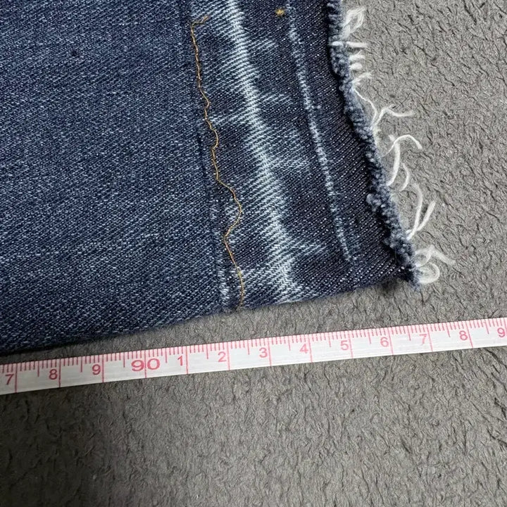 [BUNJANG] EDWIN E603 Japan Mid-Wash Cutoff Denim / (28) 에드윈 EDWIN E603 재팬 중청 컷오프 데님