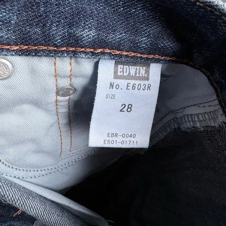 [BUNJANG] EDWIN E603 Japan Mid-Wash Cutoff Denim / (28) 에드윈 EDWIN E603 재팬 중청 컷오프 데님