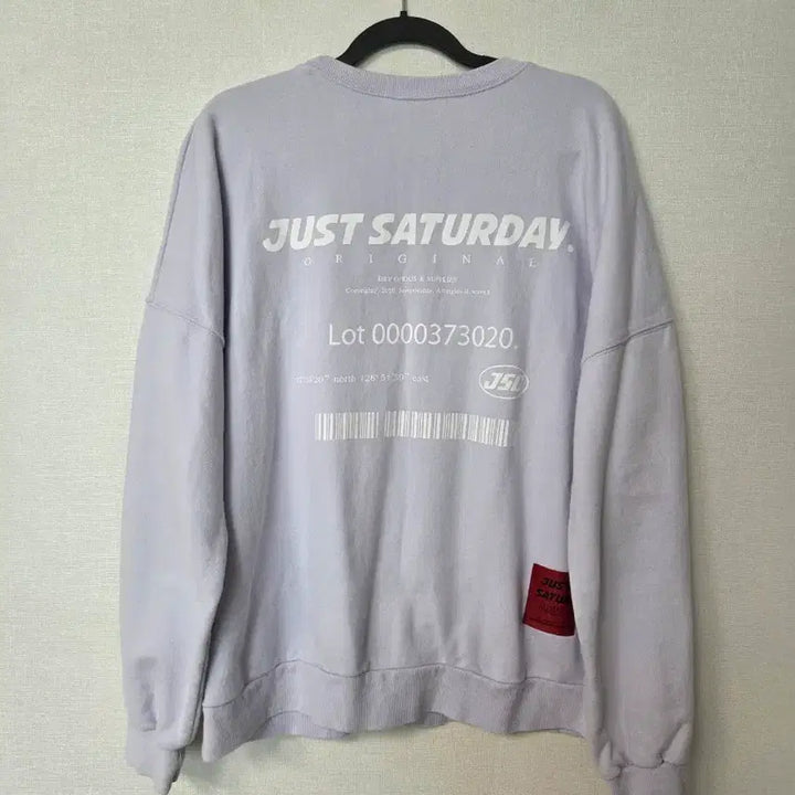 [BUNJANG] JUST B Saturday Man to Man 77 / 저스트세러데이 맨투맨 77