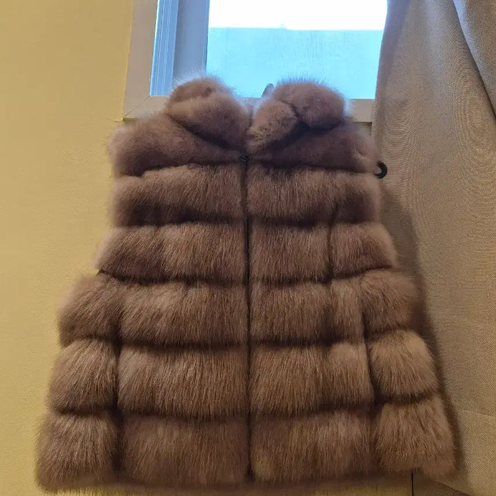 [BUNJANG] Sable Fur Coat Lavender 55 Size / 25년 세이블 이태리소볼 라벤더컬러 새상품