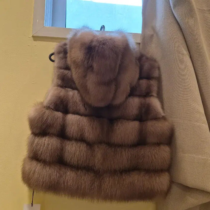 [BUNJANG] Sable Fur Coat Lavender 55 Size / 25년 세이블 이태리소볼 라벤더컬러 새상품