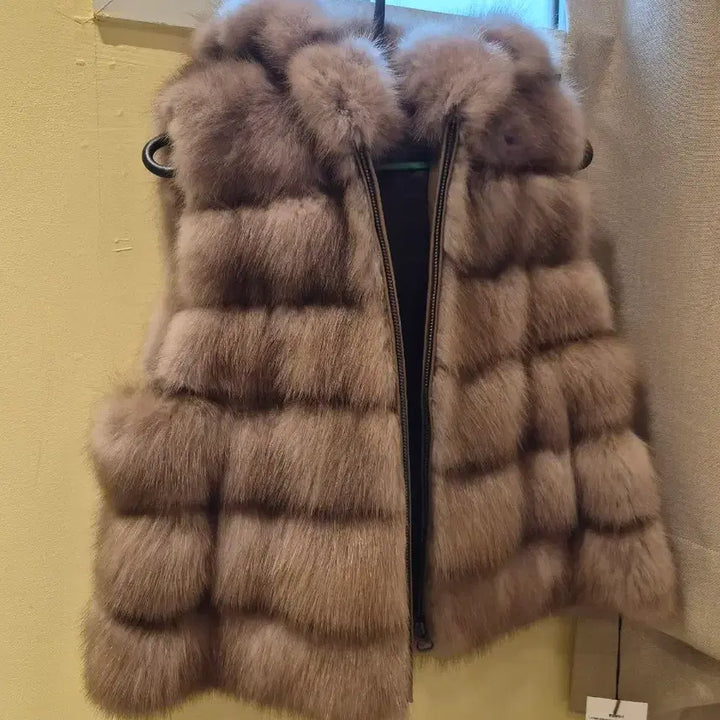 [BUNJANG] Sable Fur Coat Lavender 55 Size / 25년 세이블 이태리소볼 라벤더컬러 새상품