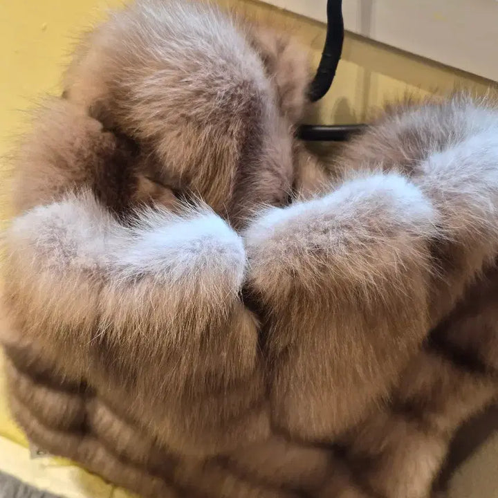 [BUNJANG] Sable Fur Coat Lavender 55 Size / 25년 세이블 이태리소볼 라벤더컬러 새상품