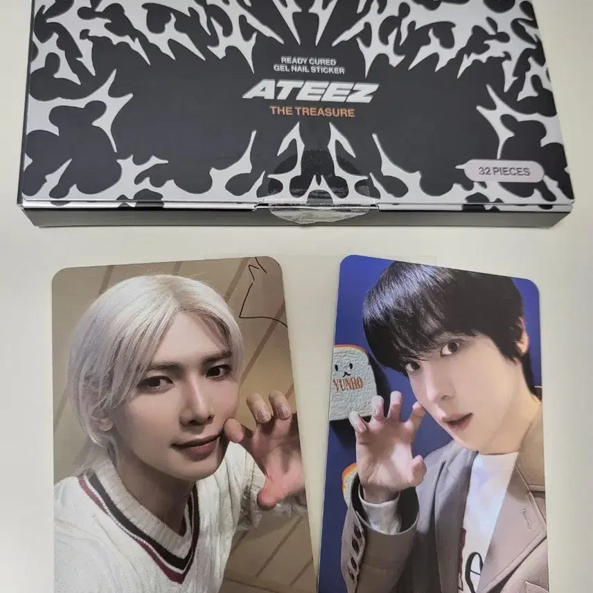 에이티즈 네일 스티커(윤호, 여상)