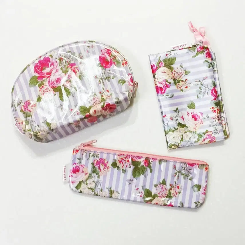 [BUNJANG] L'EST ROSE Pouch Set / [3개 세트] 일본 레스트 로즈 L'EST ROSE 파우치 세트_0100