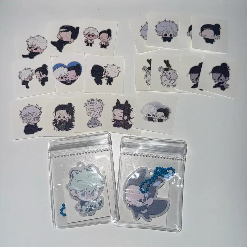 [SOLD OUT] 주술회전 포탕님 고죠 게토 띠부씰 아크릴 키링 일괄