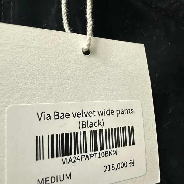 [BUNJANG] Viaplain Velvet Wide Pants / (새상품) viaplain 비아플레인 벨벳 와이드 팬츠