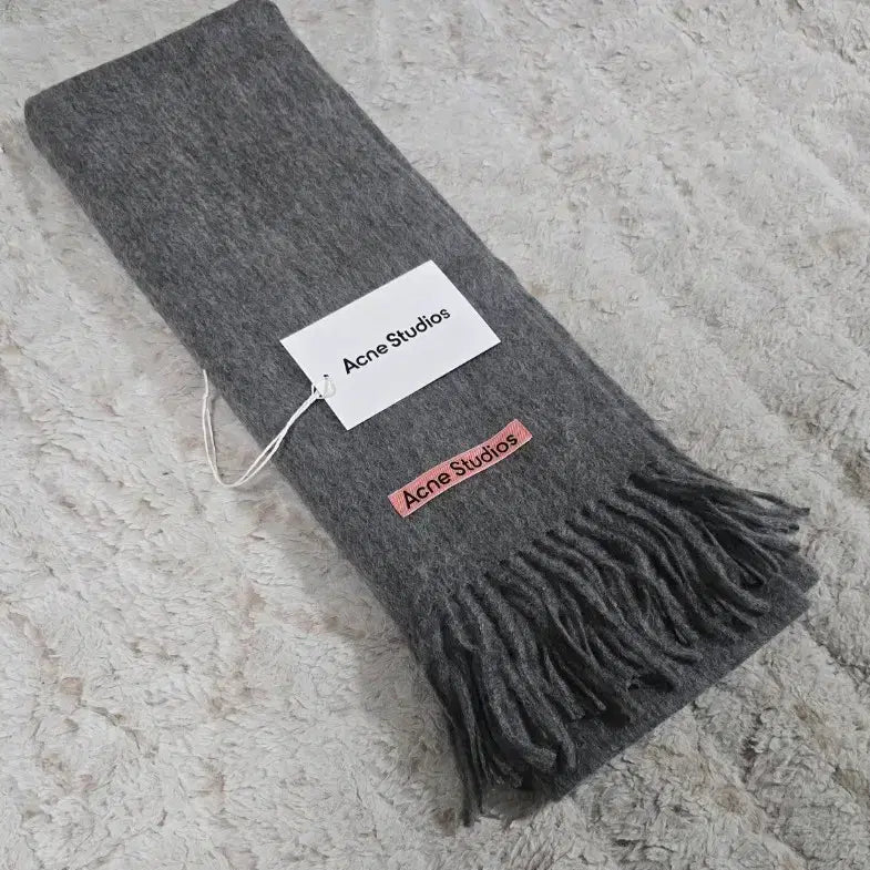 [SOLD OUT] 아크네스튜디오 캐나다 뉴 오버사이즈 울 머플러 목도리 그레이멜란지