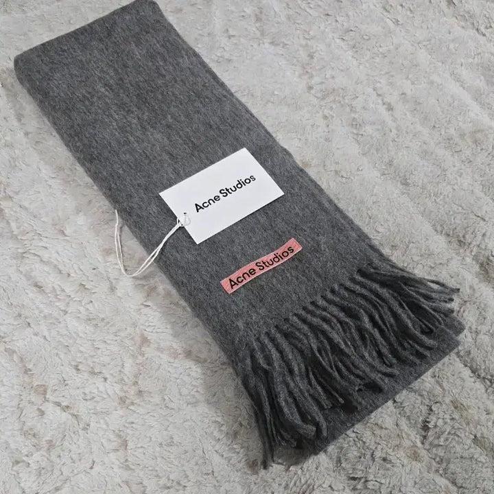 [SOLD OUT] 아크네스튜디오 캐나다 뉴 오버사이즈 울 머플러 목도리 그레이멜란지