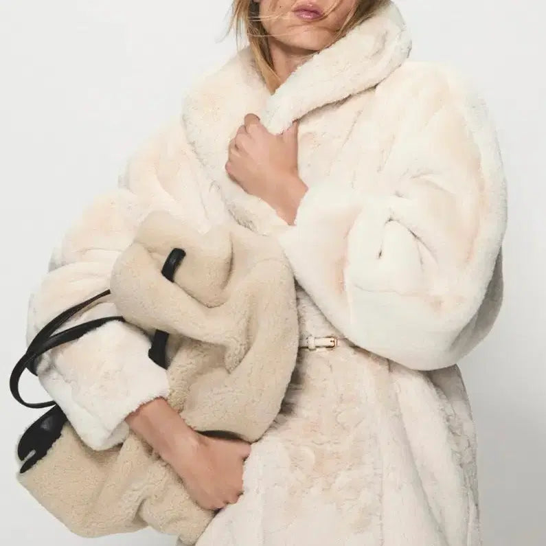 [BUNJANG] COS Mink Coat / COS 코스 밍크 코트