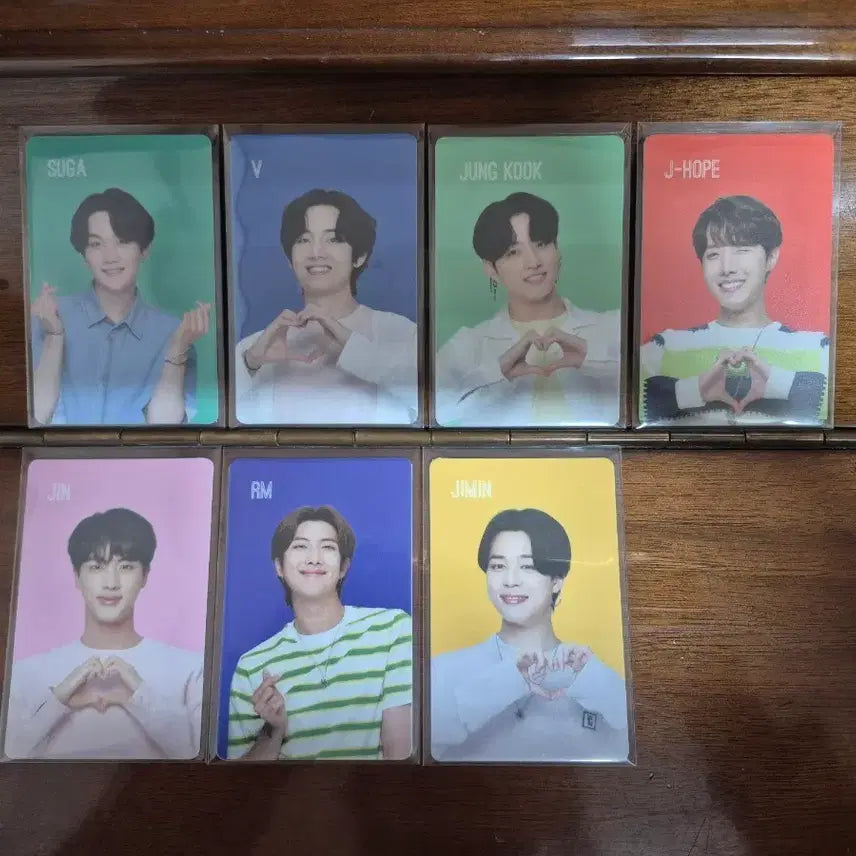 방탄소년단 칠성사이다 포토카드 일괄