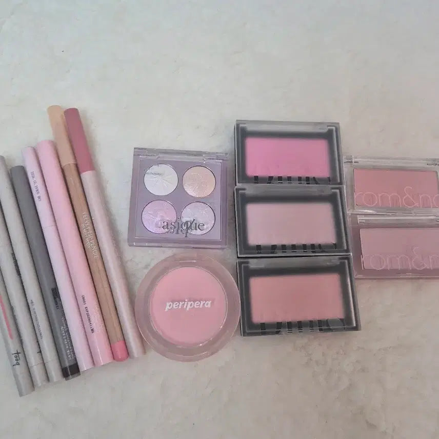 [BUNJANG] Cool Tone Makeup Set (Peripera/Rom&nd/Clio/Colorgram/Dasique/Dinto) / 쿨톤 화장품 15종 일괄(페리페라/롬앤/클리오/컬러그램/데이지크/딘토)