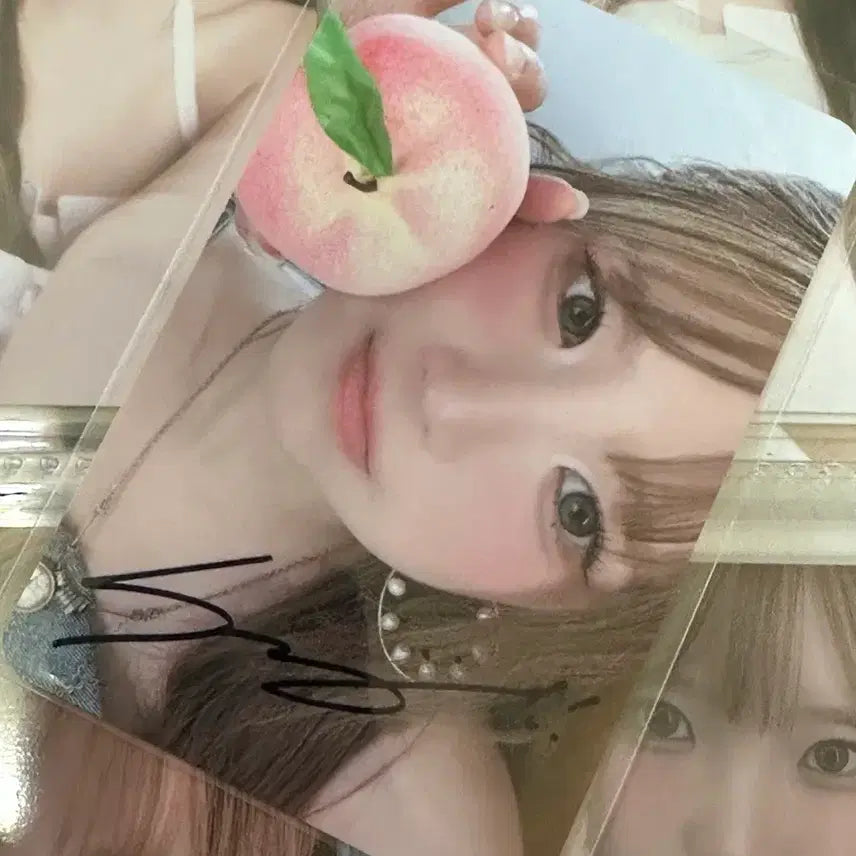 [판매] 프로미스나인 송하영 라큐베 위드뮤 막팬싸영통 싸인 포토카드