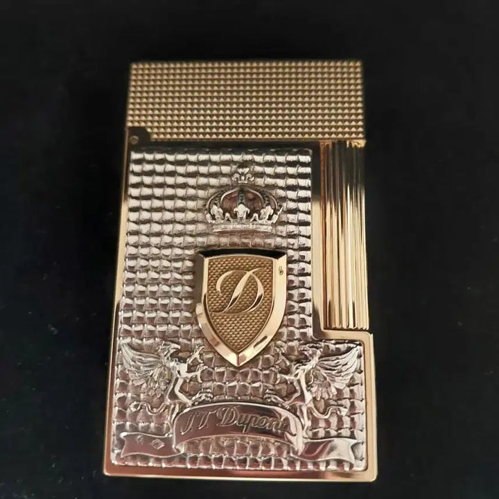 [BUNJANG] Dupont Limited Edition Hotel Particulier Gold Lighter / [새상품,한정판] 듀퐁라이터 리미티드 에디션 호텔 파티큘리에 금장 쌍불