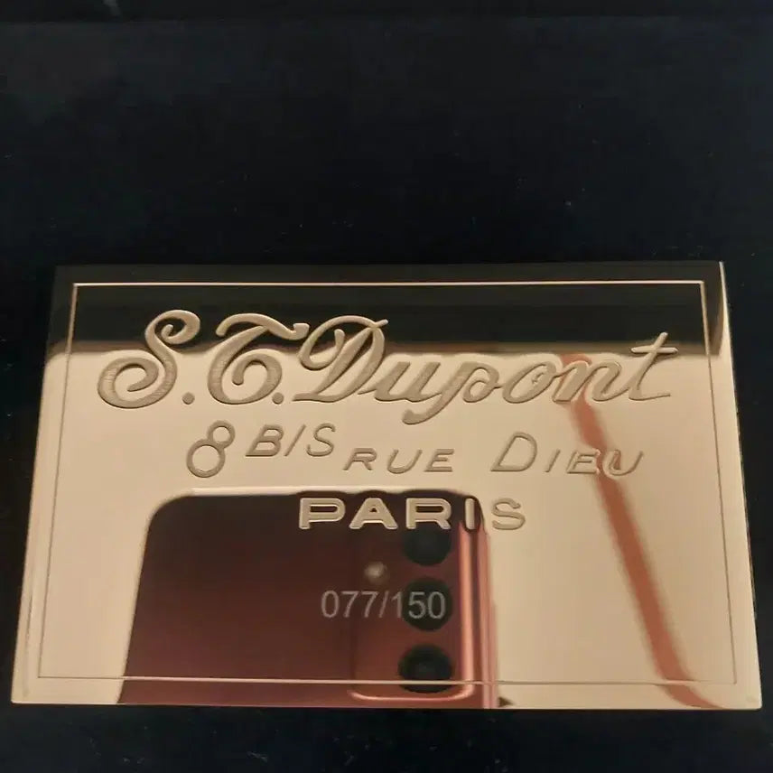 [BUNJANG] Dupont Limited Edition Hotel Particulier Gold Lighter / [새상품,한정판] 듀퐁라이터 리미티드 에디션 호텔 파티큘리에 금장 쌍불